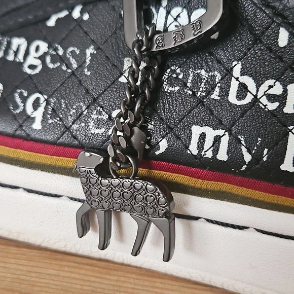 L.A.M.B. Gwen Stefani Y2K Rolling In Cashmere Black Shoes 7.5 Royal Elastics EUC - Picture 3 of 14